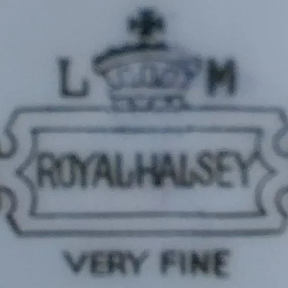 L.M. Royal Halsey very fine china cup & saucer set - Picture 8 of 10